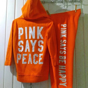 VS PINK vintage rhinestone bling outfit X-small EUC